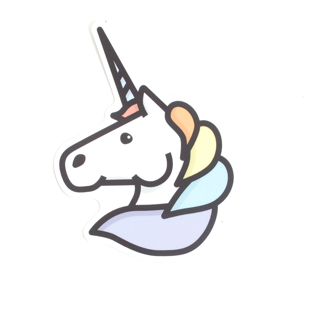 Stickers Northwest, 3", Sticker, Unicorn Head